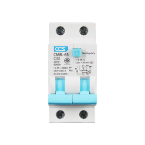 Mini Circuit Breaker CM8L-63 2P (RCBO)