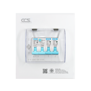 ตู้คอนซูมเมอร์ ยูนิต Consumer Unit ตู้ครบชุด 2 ช่อง กันดูด+ลูกเซอร์กิต รุ่น CCU6L-02+2 ECO