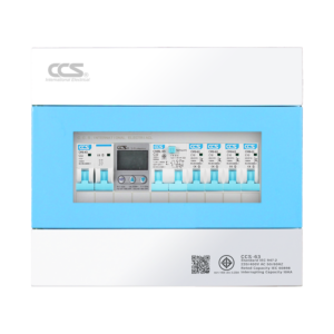 ตู้คอนซูมเมอร์ ยูนิต Consumer Unit ตู้ครบชุด 4 ช่อง กันดูด+ป้องกันไฟตก/ไฟเกิน รุ่น CCU6LV-04+4