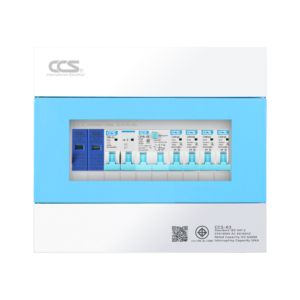 ตู้คอนซูมเมอร์ ยูนิต Consumer Unit ตู้ครบชุด 4 ช่อง กันดูด+กันฟ้าผ่า รุ่น CCU6LS-04+4